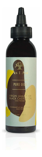 As I Am Aceite De Ricino Negro Virgen Jamaiquino, 4 Onzas, .