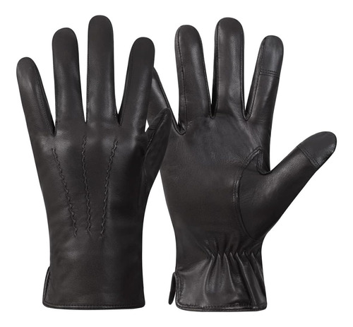 Meetoget? Guantes De Cuero Para Hombre, Vestido, Conducción,