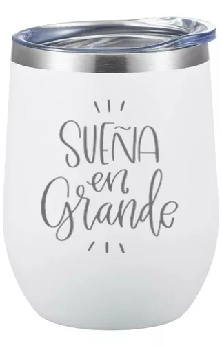 Vasos personalizados, vaso de acero inoxidable con tapa | Tazas  personalizadas