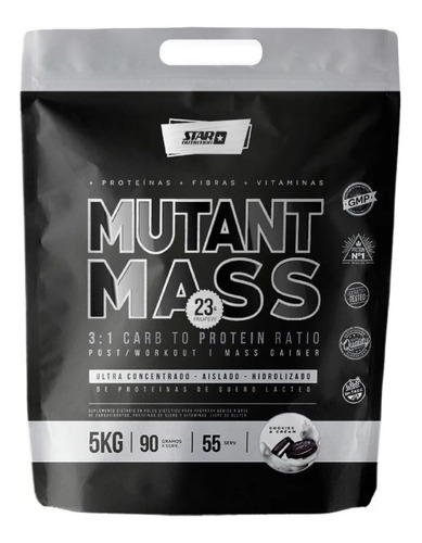 Mutantmass Star 5kg Ganador Masa Muscular Choco Stanut243