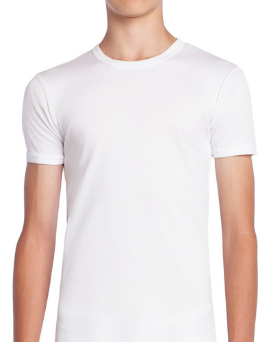 Camiseta Manga Corta Cuello Polo Lolo Algodón Blanco