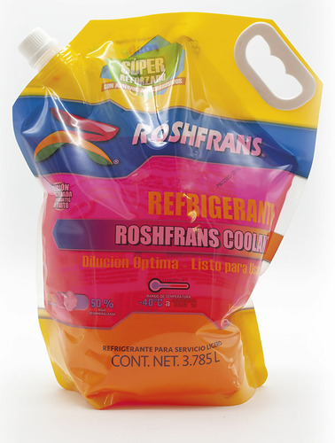 Refrigerante Rosa Prediluido 50% Roshpack 3.785 L Roshfrans