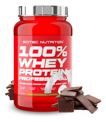 100% Whey Protein Professional 920 G - Scitec Nutrition Sabor Chocolate