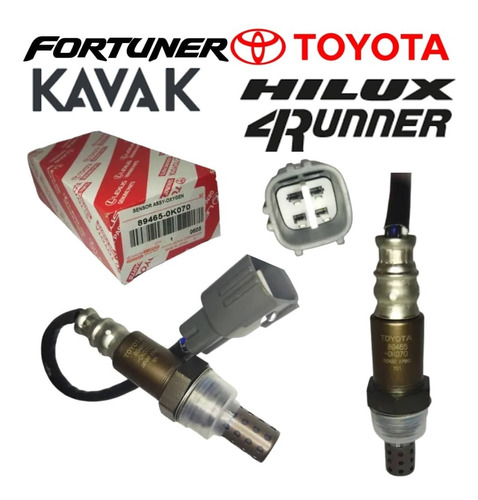 Sensor Oxigeno Toyota 4runner Hilux Fortuner Kavak Derecho