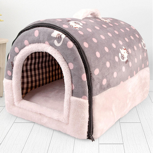 Tienda Para Mascotas, Cama Tipo Cueva, Casa Para Gatos, M
