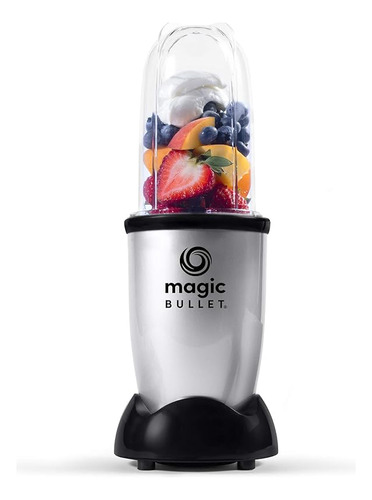 M B Magic Bullet Essential Batidora Personal Color Plateado