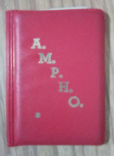 Antiguo Carnet Ampho  Asociación Mutual Hogar Obrero