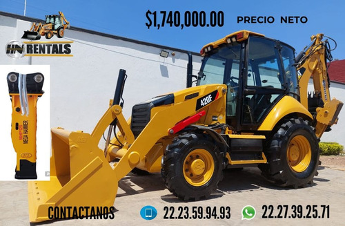 Caterpillar 420 F 2013  4x4 Cab Ext Kit Y Martillo  4361 Hrs