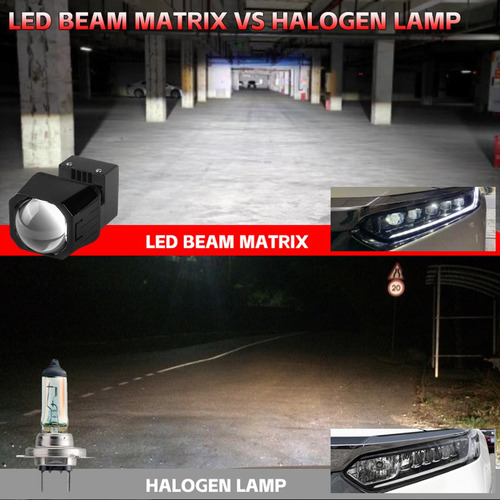Lentes De Proyector Matrix Bi Led De 1.5 Pulgadas Faro Hi-lo