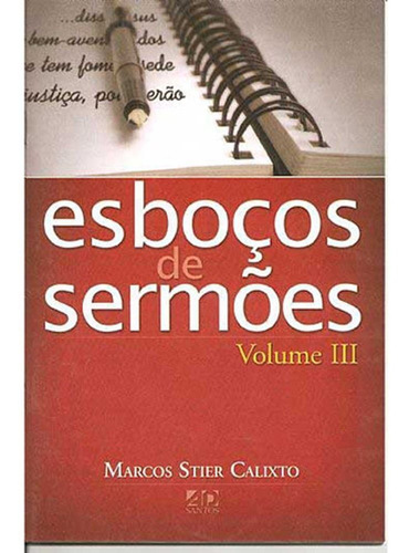 Esbocos De Sermoes - V.3