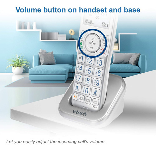 Telefono Vtech Vs112, Con Bluetooth, Bloqueador De Llamadas