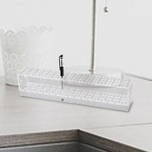 2 Suporte De Caneta Para Mesa, Suporte 1 Camada 48 Furos