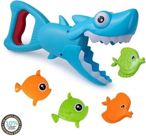 Juguete De Agua Tiburón Sharky Atrapa Peces Playking