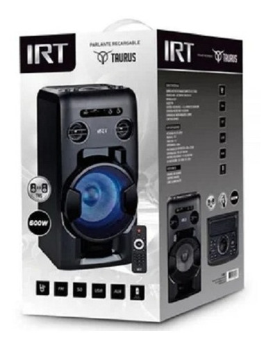 Imagen 4 de 4 de Parlante Bluetooth Recargable Irt Taurus 8 Pro Tws