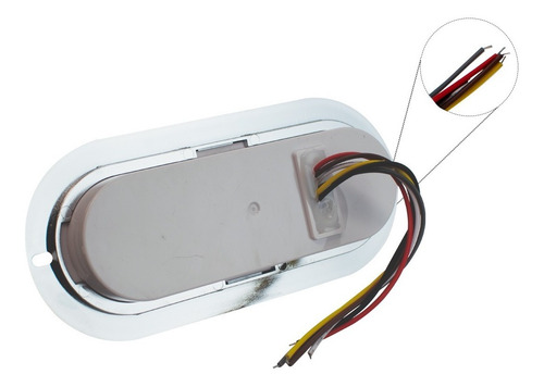 Plafón 21 Led Direccional Alta + Baja Y Estrobo 3 Colores