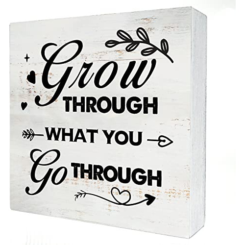  Grow Through What You Go Through , Señal De Caja De M...