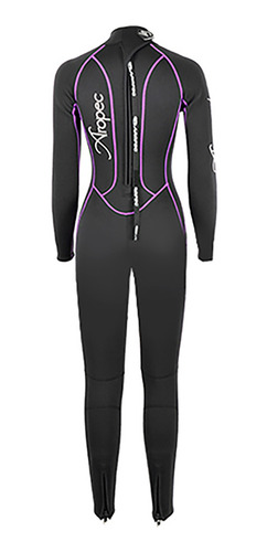 Imagen 4 de 4 de Traje Neopreno Aropec Surf Mujer 3mm Talles S/2xl - Tecnobox