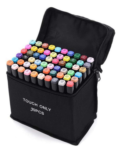 Pack 30 Colores Marcadores Doble Punta Plumones Touch Ohuhu