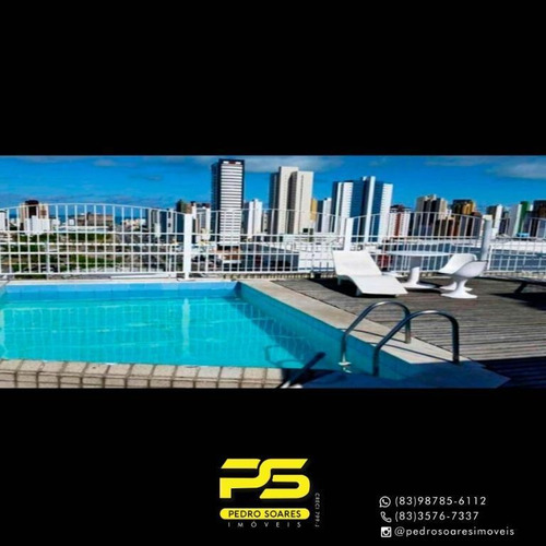 Flat Com 1 Dormitório À Venda, 30 M² Por R$ 150.000,00 - Manaíra - João Pessoa/pb - Fl0091