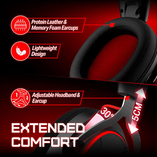 Auriculares Inalámbricos Para Juegos Oxs Storm G2 7.1 Surrou