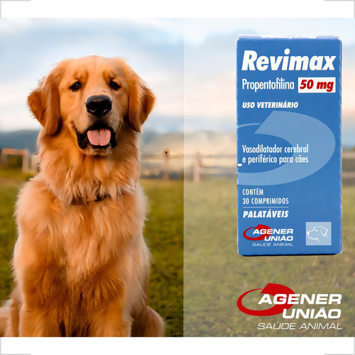 Revimax 50mg - 30 Comprimidos Vasodilatador Agener