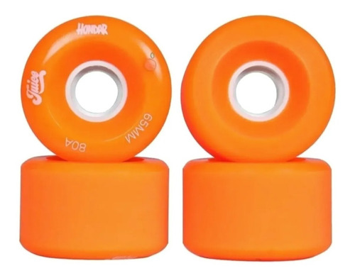 Rodas Hondar Juice Simulador De Surf 65 Mm 80a