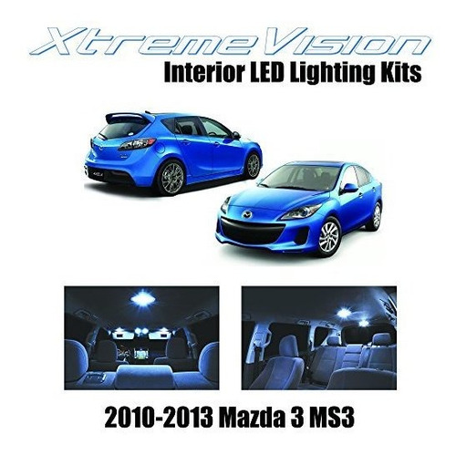 Xtremevision - Juego De Luces Led Interiores Para Mazda 3 Ms