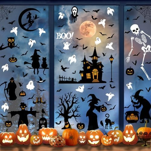 Halloween Window Clings Halloween Window Stickers Decoration