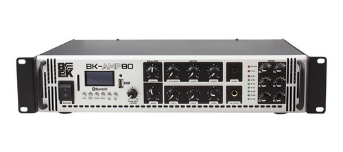 Amplificador 6 Zonas Hilo Musical 80w 70v-100v 