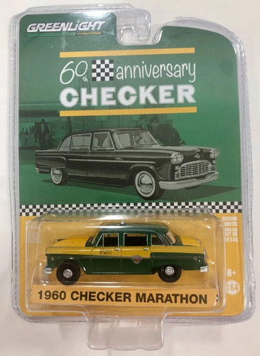 Carro Colección Greenlight 1:64 1960 Checker Marathon