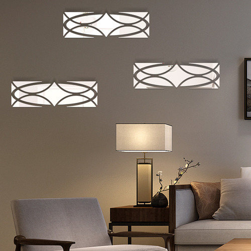 Calcomanía De Pared Extraíble De Vinilo Con Forma De Espejo