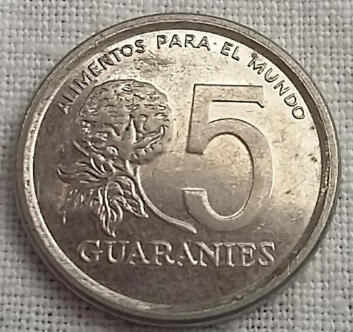 Moneda 5 Guaranies 1984 Paraguay