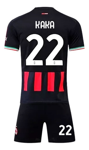 Nueva Playera Del Ac Milan 2023 Con Pantalones Cortos Kaká N