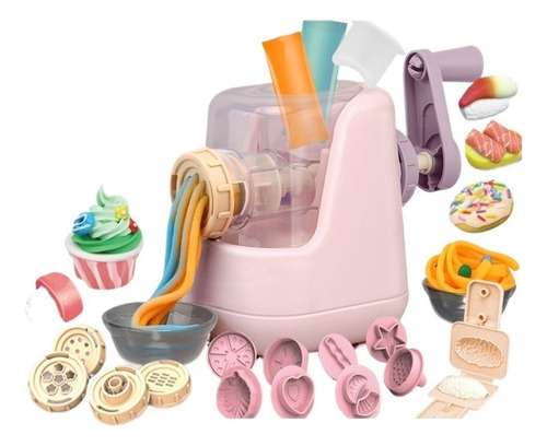 Kit De Juguetes De Plastilina For Hacer Fideos Diy For Niñ