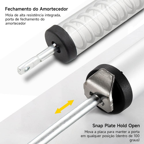 Mola Aerea Para Porta Fechador Com Regulagem 15 A 50kg