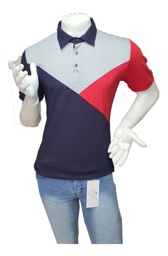 Playera Polo Algodón Kns Hombre Súper Confort Triangulo