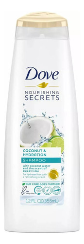 Dove Coconut & Hydration Shampoo Y Acondicionador, Kit De 2