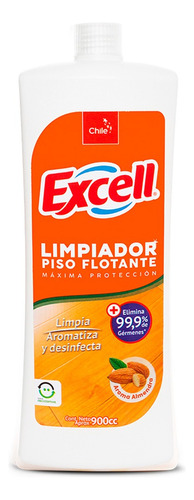 Excell Limpiador Pisos Flotantes Almendra 900cc