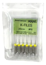 Comprar Set De 6 Limas Manuales Mani Endodoncia