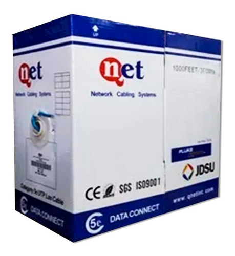 Imagen 1 de 4 de Cable Utp Cat5e Interiores Bobina De 305 Metros