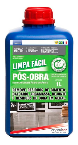 Limpa Fácil Pós Obra 1 Litro - Performance Eco