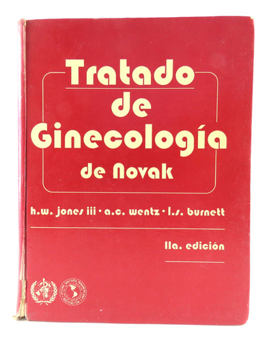 R1832 Hw Jones Iii -- Tratado De Ginecologia De Novak 11a Ed