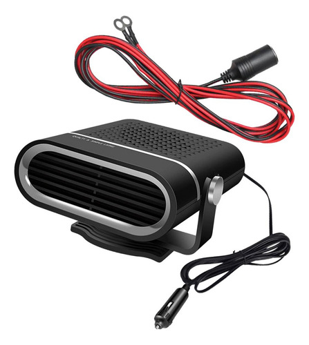 Calentador De Coche, Ventilador, Desempañador, Negro 12v