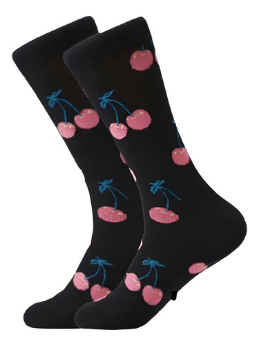 Calcetines Con Diseño De Cerezas Ricas Estilo Y Comodidad