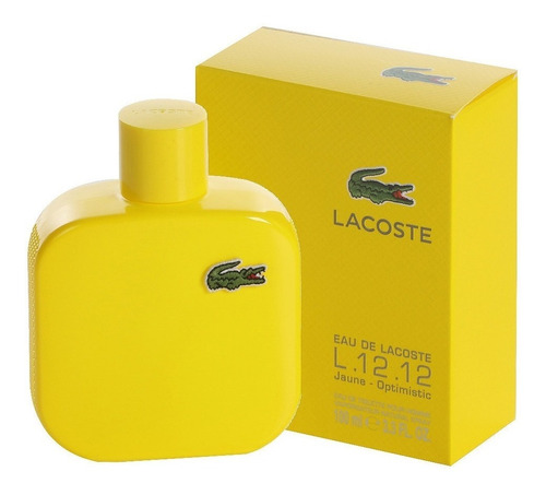 Locion Perfume Lacoste L.12.12 Yellow - L a $3100