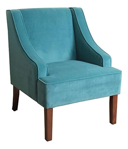 Kinfine Usa K6499b122 Swoop Arm Silla Acento Medium Teal