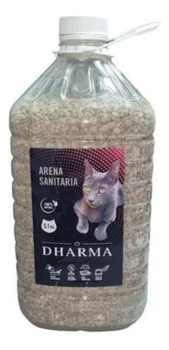 Piedras Sanitarias Aglomerante Gatos Dharma 5.1kg Neutro