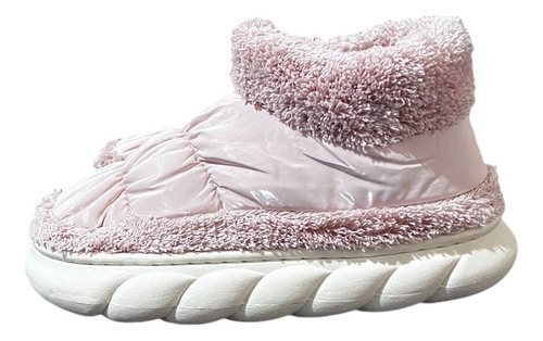 Pantufla Botín Descanso Térmica Impermeable Mujer Cómodo