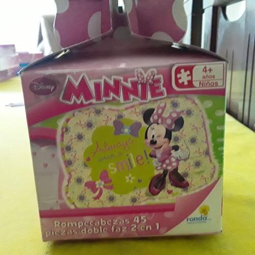 Rompecabezas Minnie Mouse Doble Faz 45pzs Silueta