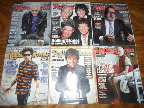 Rolling Stone Pack De 10 Revistas 2013 / 2014